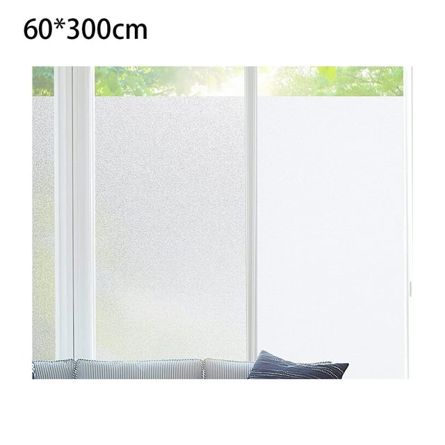 Frosted Window Film Hardware Accessories Self-adhesive Privacy Sticker Sunshine Filtration Glass Films Protective Accessory 60*300cm