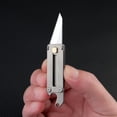 thumbnail image 4 of Mini Pocket Knife TC4 Titanium Flash Drive Knife Sharpening Fruit Pencil Unboxing Portable Tool Bottle Opener Small Finger Knife, 4 of 5