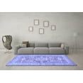 thumbnail image 3 of Ahgly Company Indoor Rectangle Medallion Blue Traditional Area Rugs, 2' x 3', 3 of 4
