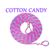 thumbnail image 3 of Heavy Duty Solid Braid 10 ft. Nylon Rope with permanent Loop ends - 4 Pack (Cotton Candy), 3 of 3