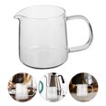 thumbnail image 2 of Heat Resistant Borosilicate Glass Coffee Carafe 400ml Clear Hand Brewed Coffee Pot for Home Offic and Café Use for Pour Over and Drip Coffee, 2 of 5