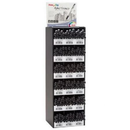 Pentel KN103456-216D Hybrid Technica Pen Tower Display