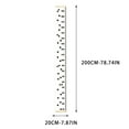 thumbnail image 3 of Scandinavian Height Ruler Wall Hanging adult Room Decor Growth Chart Measurement Tool with Modern Design for adult's Bedroom Nursery, 3 of 5