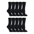 thumbnail image 3 of Athletic Works Women's Cushioned Crew Socks, 10-Pack, Sizes 4-10, 3 of 6