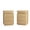 Natural, variant on PAPROOS Nightstand Set of 2 with Charging Station and LED Lights, 3 Drawer Nightstand with Sliding Top Hidden Storage, Modern Fluted Bedside Tables with USB-C Port & Outlets for Bedroom, Natural