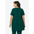 thumbnail image 2 of Roaman's Women's Plus Size Two Pocket Soft Knit Swing Tunic, 2 of 4