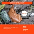 thumbnail image 3 of Survive Outdoors Longer 90% Reflective Emergency Blanket, Pack of 4, 3 of 7