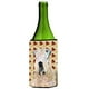 Feuilles d'Automne Enduites Molles Wheaten Terrier Portrait Bouteille de Vin sleeve Hugger – image 1 sur 1