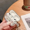 thumbnail image 4 of Cute Airpod pro Clear Case with Keychain,Cute Bling Colorful Graffiti Butterfly Pattern Design Soft Silicone Smooth Shockproof Compatible with Airpods Pro Charging Case for Girls Women, 4 of 13