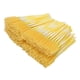 thumbnail image 2 of Cepillo de pestañas portátil desechable de 200 piezas, cepillo de pestañas de viaje, herramienta de maquillaje, accesorio amarillo, 2 of 14