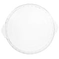 thumbnail image 6 of KALLORY  8 Inch Microwave Glass Bowl Pie Baking Dish Cake Plate Oven Transparent, 6 of 8