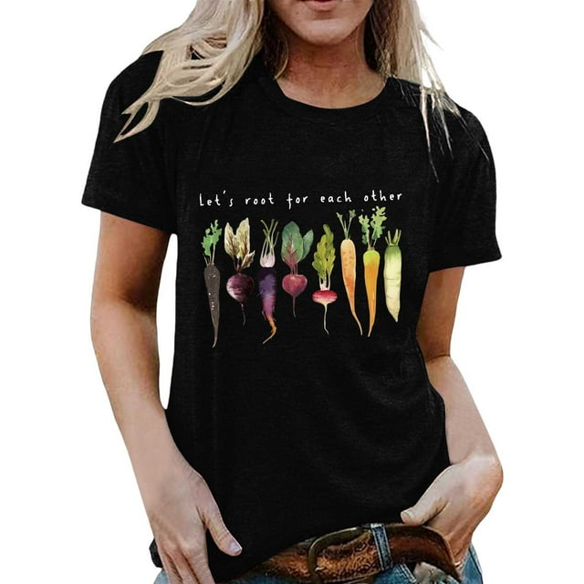 VJATTWR T-Shirt Surdimensionné Femme Décontracté T-Shirts pour Femmes Manches Courtes Col Rond Imprimé Graphique Tenue Décontractée pour le Confort et le Style au Quotidien TG