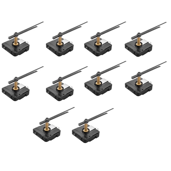 10PCS 31 mm Long Shaft Quartz Clock Movement Mechanism DIY Clock Repair Hands Kit Clock Movement Repair Tool Parts