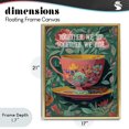 thumbnail image 4 of Stupell Industries Bohemian Together We Sip & Rise Gold Floating Frame Canvas Art, 17 x 21, by Sara Culpepper, 4 of 8