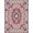 Pink Purple Cream, Pattern 14, variant on ODIKA 8'x10' Washable Area Rug Non-Slip Chair-Friendly Mat Distressed Botanical Toile Faded Damask Ornate Scrolling Vintage Flowing Dynamic for Dining Room, Large Office, Lounge
