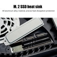 thumbnail image 3 of M.2 NGFF 2242 Solid State Hard Disk Radiator SSD Heatsinks Solid State Disk DIY Memory Cooling Thermal Pad Replacement for PS5 Black 2242, 3 of 6