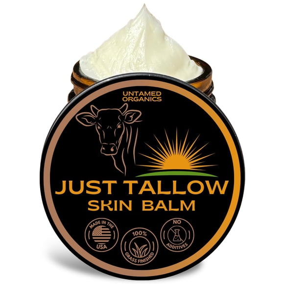 Bálsamo Earthborn Organics Just Tallow, 60 ml, sebo de res de animales alimentados con pasto