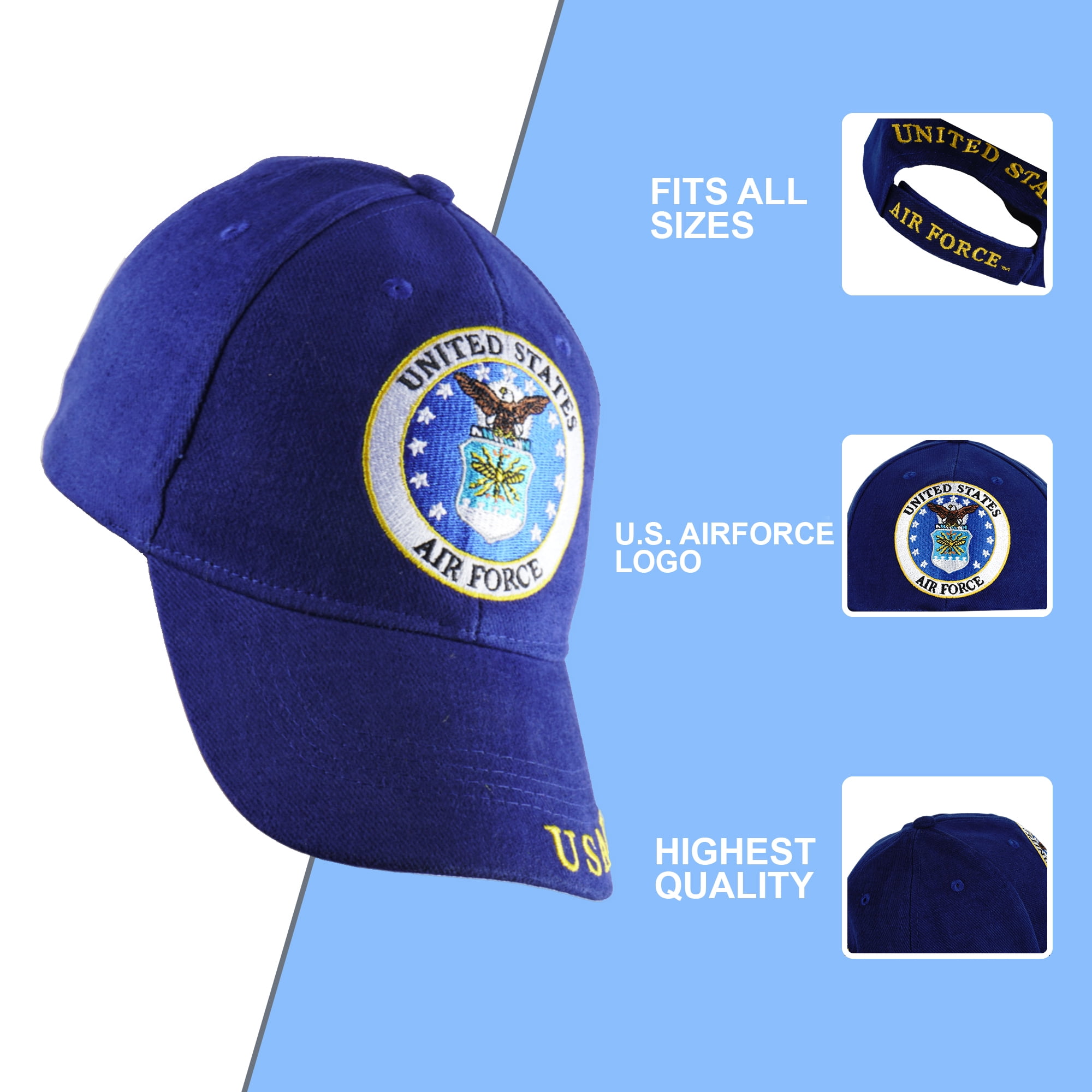 US Army Veteran Structured Baseball Cap - Officially Licensed Embroidered Emblem