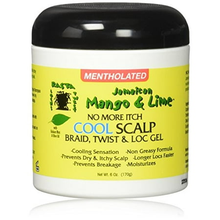 - Jamaican Mango & Lime No More Itch Cool Scalp Braid Twist & Lock Gel, 6 Ounce