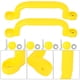 thumbnail image 5 of Un Par De Juegos De Plástico Para Niños, Juegos Infantiles, Antideslizante De Seguridad, Columpio, Accesorios De Juguete Amarillo, Juegos, Equipo De Juegos, 5 of 7