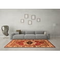 thumbnail image 3 of Ahgly Company Indoor Round Persian Orange Traditional Area Rugs, 8' Round, 3 of 4