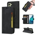thumbnail image 1 of TECH CIRCLE Case for Samsung Galaxy S21 FE 5G 6.4 inch,Shockproof Premium PU Leather ID Credit Card Holder Wallet Case Magnetic Flip Kickstand Phone Cover with Hand Strap,Black, 1 of 15