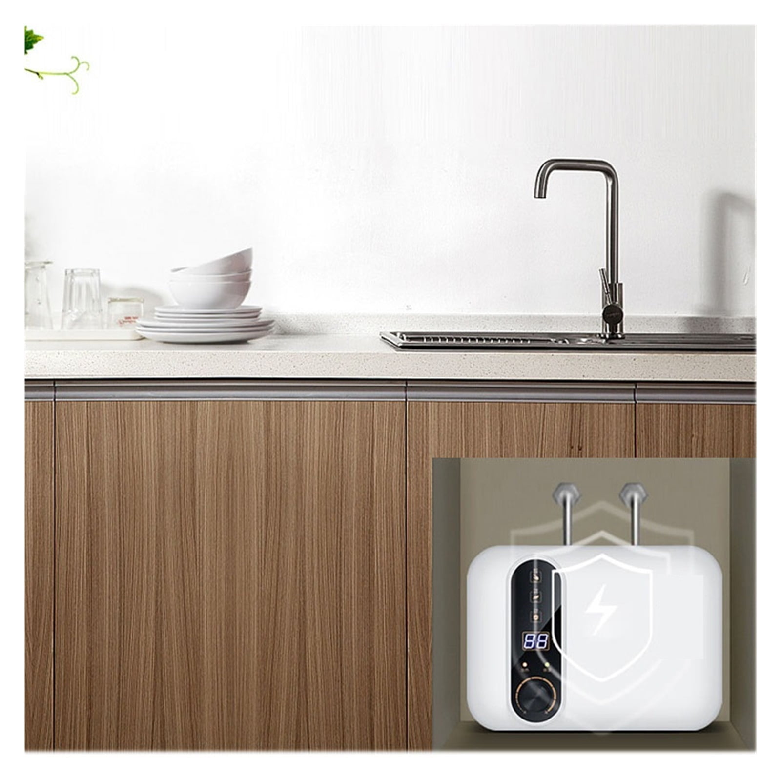 Electric Water Heater 10L Large Capacity Water Storage Type Kitchen Small Electric Water Heater That Is Hot For Washing Dishes ,Energy Saving