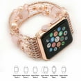 thumbnail image 2 of Dwitch Stretchy Watch Strap for Apple Watch 38mm 40mm 41mm for Women, Lightweight Easy Adjustable Fashion Cute Handmade Pearl Stretchy Watch Strap for iWatch Series 9 8 7 6 5 4 3 2 1 SE,Pink, 2 of 7