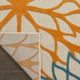 thumbnail image 5 of Nourison Tropical Oasis Indoor/Outdoor Modern Floral Green 9'6" x 13' Area Rug, (10' x 13'), 5 of 8