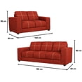 thumbnail image 4 of Sala Kessa Muebles Burdeos 3 2 Rojo, 4 of 5