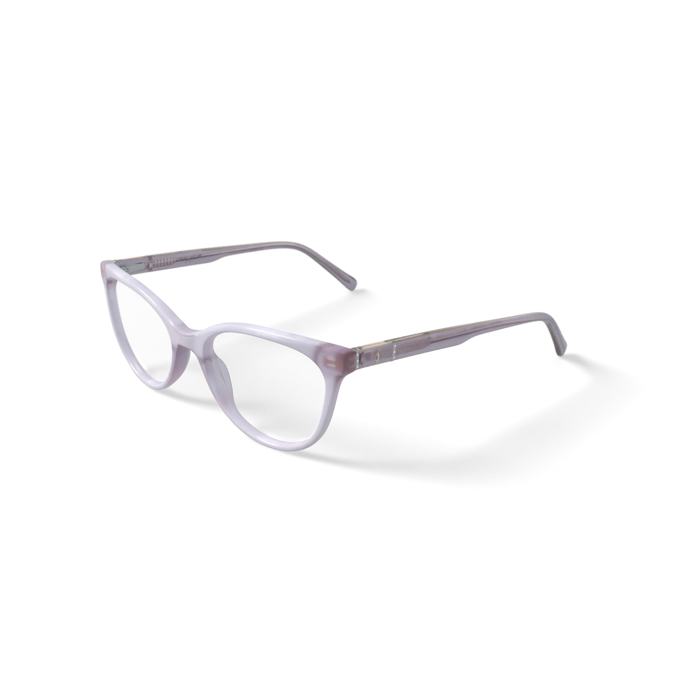 Baby Phat Women's BV291 Cat Eye Prescription Eyeglasses with Case, Crystal Blush