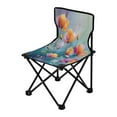 thumbnail image 2 of 600D Oxford Camping Chair Portable Foldable Chair Supports 220 lbs for Picnic, Fishing, Backpacking Watercolor Wildflowers Painting, 2 of 8