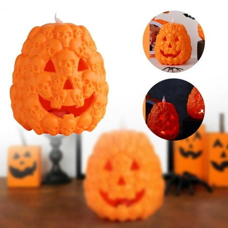 

Beneky Skull Night Light Clearance! Halloween Pumpkin with Led Lights Halloween Yard Props for Interior Exterior Decoration，Tablescape Decor Light Up Pumpkins Outdoor Decor Halloween Night Lamp