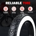 thumbnail image 3 of Neumáticos Fat Bike MEGHNA MG-BT-20-4.0, 20 x 4 pulgadas, pared blanca, paquete de 2, 3 of 8
