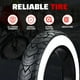 thumbnail image 3 of Neumáticos Fat Bike MEGHNA MG-BT-20-4.0, 20 x 4 pulgadas, pared blanca, paquete de 2, 3 of 8