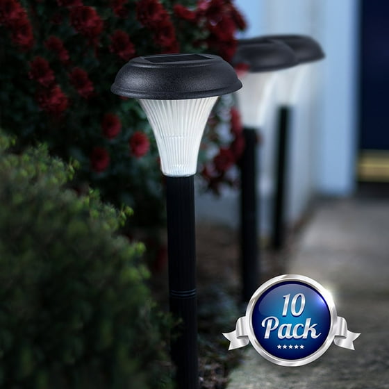 Gardenbliss 10 Pack Of Outdoor Solar Garden Lights For Your Yard Gardenbliss 10 Pack Of Outdoor Solar Garden Lights For Your Yard Path Lawn And Landscape Lighting Com