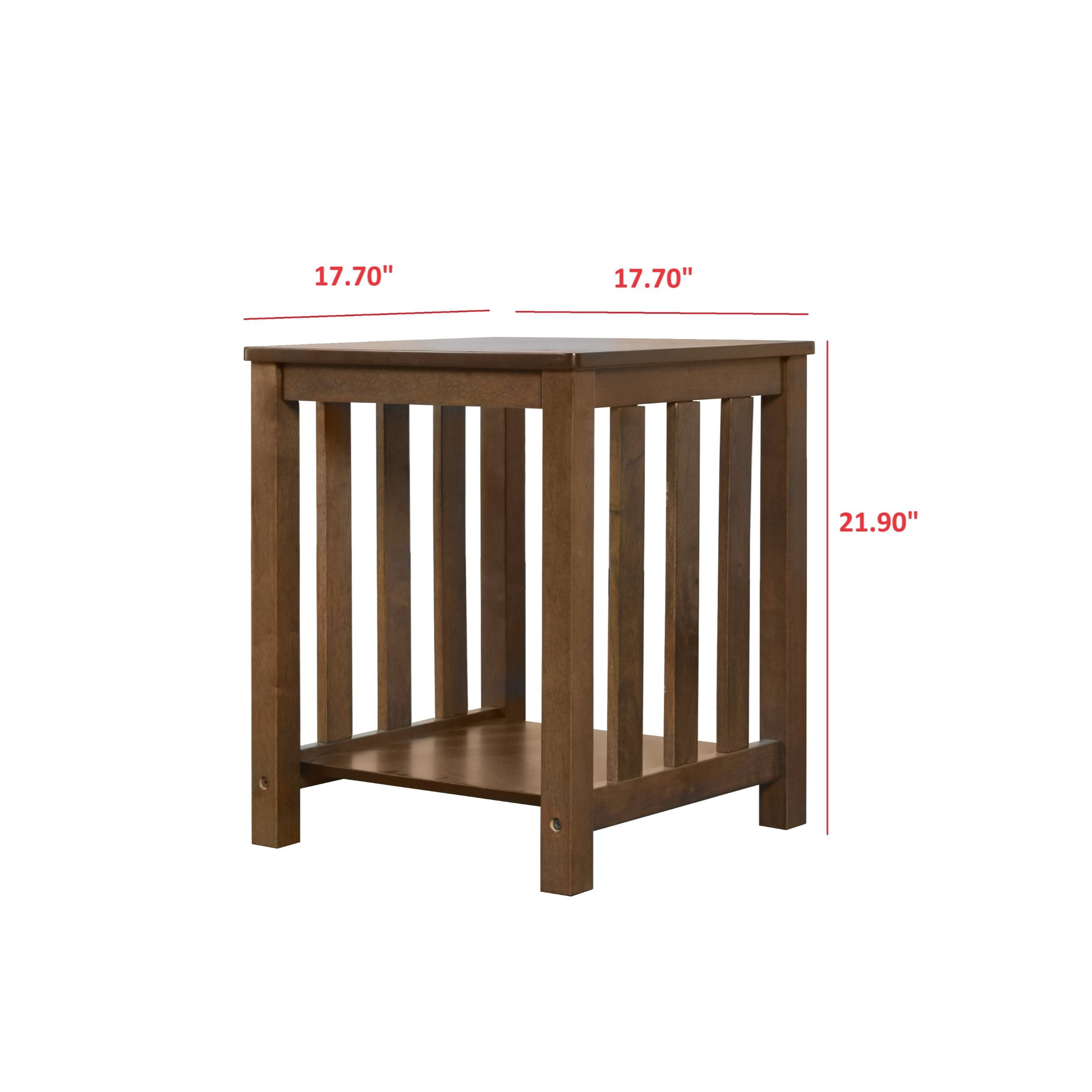 Home Design Ottawa 3-Piece Coffee Table Set with Rectangular Coffee Table and 2 Matching End Tables, Streamlined Side Design with Bottom Shelf for Living Room, Brown