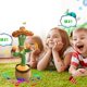 thumbnail image 3 of juguete de peluche para cantar y repetir lo que dices Decoración para niños Juguetes divertidos para la educación de la primera infancia Cantar+repetir+bailar+grabar+LED (carga USB mexicana) oso de fresa Juguete, 3 of 5