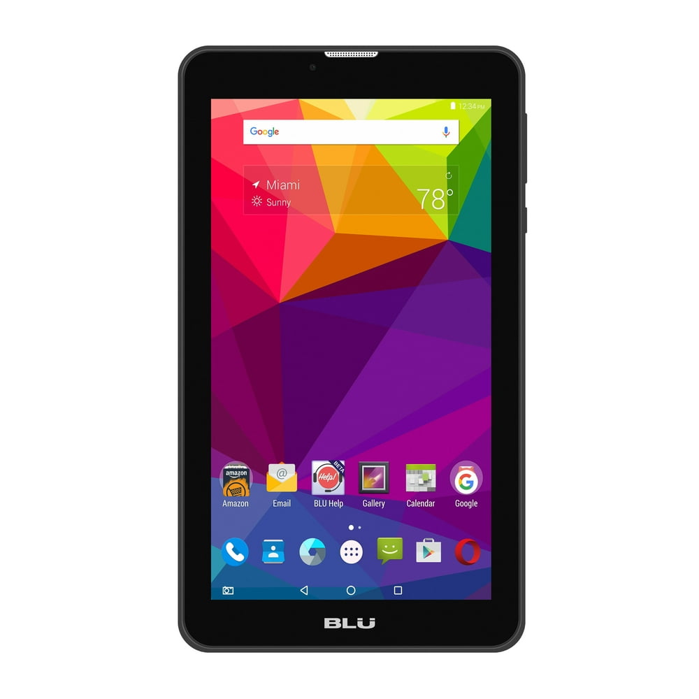 BLU Touchbook M7 7" 8GB Tablet Android 5.1 Lollipop, Black Walmart