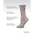 thumbnail image 3 of MeMoi Women's Alpaca Rayon From Bamboo Crew Socks - Womens - Female, 9-11, Oatmeal, 3 of 7