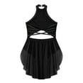 thumbnail image 3 of Miutii Kids Girls Glittery Rhinestone Backless Ballet Leotard Dress Lyrical Jazz Latin Modern Dance Black 16, 3 of 9