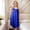 Dark Blue, variant on HWRETIE Pajama Set,Women Nightdress Solid Color Short Sleeve Pajama Dress Summer Silk Imitation Nightwear Casual Simple Home Clothes Mid Calf Gown （9XL）