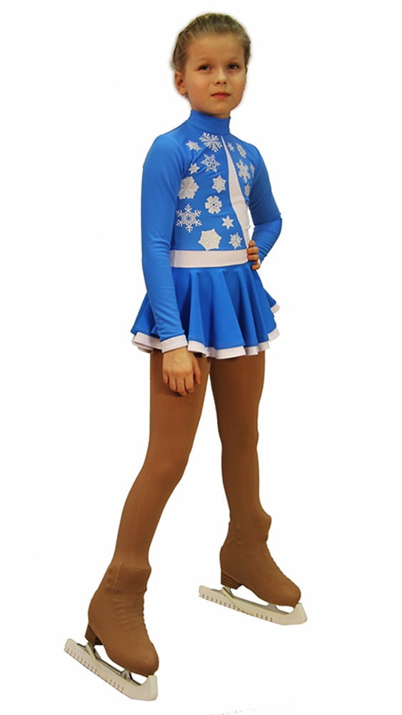Snowflake IceDress Figure Skating Outfit Mint