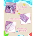 thumbnail image 3 of Girls One Piece Swimsuit Long Sleeve Rash Guard Swimsuit Cute Hat Bathing Suit girl Bathing Suit Set for 2-8 Years, 3 of 8