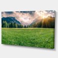 thumbnail image 2 of Triglav Mountain Panorama - Landscape Photography Canvas Print, 2 of 3