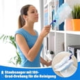 thumbnail image 2 of 42 Pieces Duster with 1 Handle, Dust Magnet Refill Pack Dirt Electrostatic Dust Wiper for Household, School, Office, 2 of 5