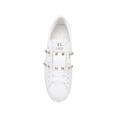 thumbnail image 3 of Valentino White Rockstud Untitled Leather Sneakers White (Men's), 3 of 4