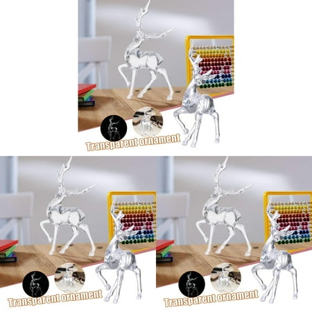 

Transparent Deer Ornaments Figurine Statue Collection For Daily For Birthday For Present For Christmas 2PCS Christmas Decorations Trees 0rnaments Daughter Ornament Christmas Snowflake Ornament
