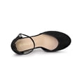 thumbnail image 4 of BLISSFUL STEP Women's Sandals Espadrille Lace Wedge Heels Platform Sandals, 4 of 7