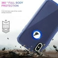 thumbnail image 2 of Heavy Duty Rugged Shockproof Cover Case With Belt Clip for iPhone X XS XR MAX, 2 of 12